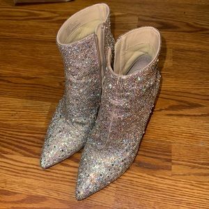 Betsy Johnson Silver boots